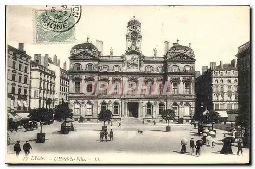 Cartes postales Lyon L'Hotel de Ville