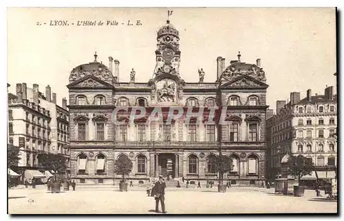 Cartes postales Lyon L'Hotel de Ville