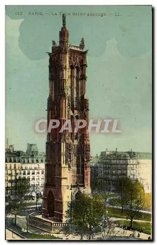 Cartes postales Paris La Tour Saint Jacques