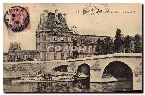 Ansichtskarte AK Paris Pont Royal et Pavillon de Flore