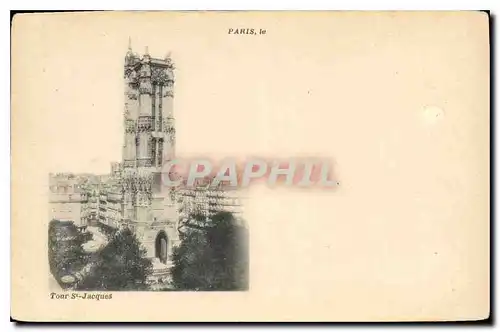 Cartes postales Paris Tour St Jacques