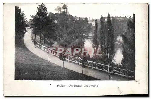 Cartes postales Paris Les Buttes Chaumont