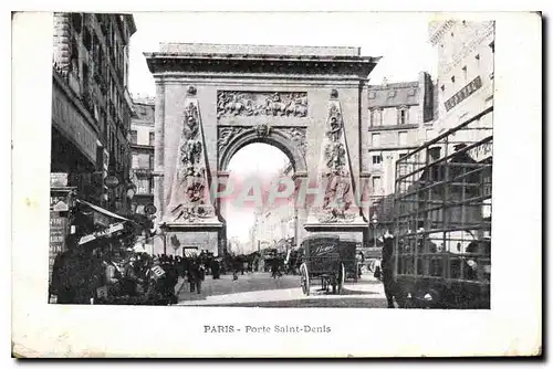 Cartes postales Paris Porte Saint Denis