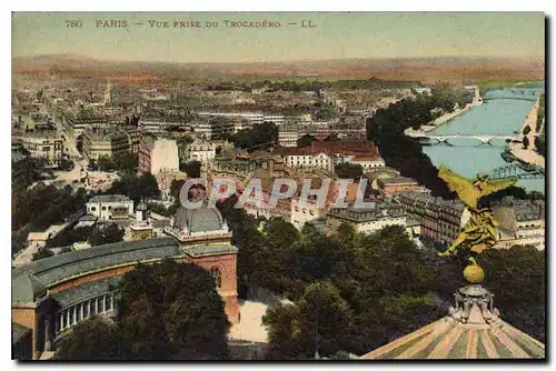 Cartes postales Paris Vue prise du Trocadero