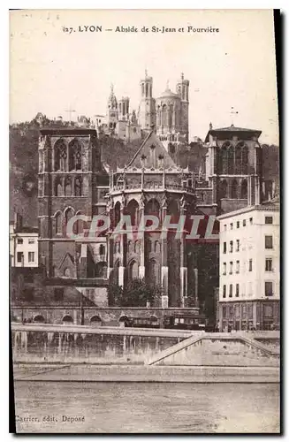 Ansichtskarte AK Lyon Abside de St Jean et Fourviere