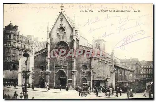 Cartes postales Lyon L'Eglise Saint Bonaventure