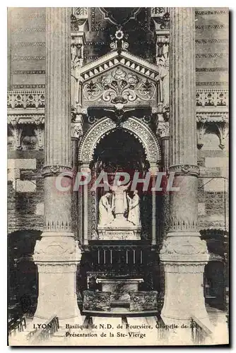 Ansichtskarte AK Lyon Basilique de N D de Fourviere Chapelle Presentation de la Ste Vierge