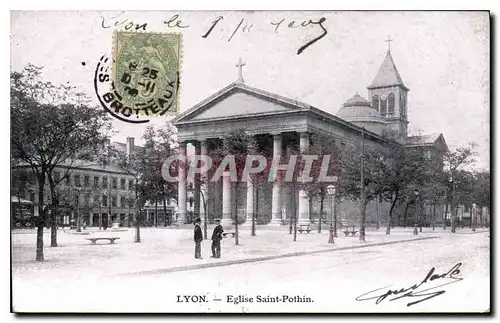 Cartes postales Lyon Eglise Saint Pothin