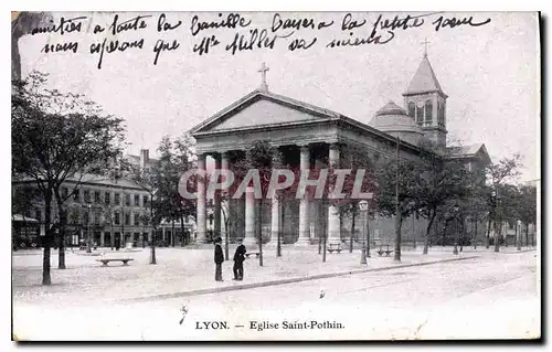 Ansichtskarte AK Lyon Eglise Saint Pothin