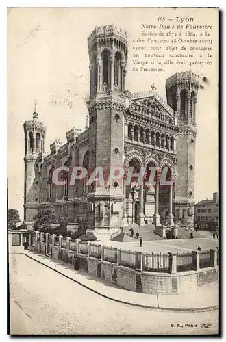 Cartes postales Lyon Notre Dame de Fourviere