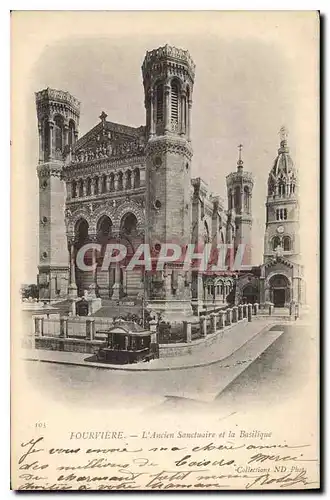 Cartes postales Lyon L'Ancien Sanctuaire et la Basilique