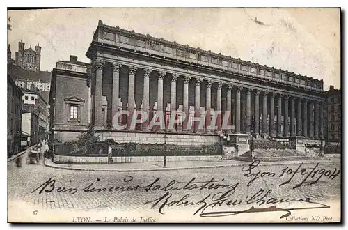 Cartes postales Lyon Le Palais de Justice