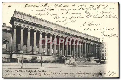 Cartes postales Lyon Palais de Justice