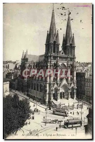 Cartes postales Marseille L'Eglise des Reformes