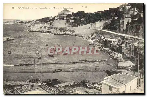 Ansichtskarte AK Marseille La Corniche (L'Anse du Prophete)