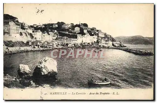 Ansichtskarte AK Marseille La Corniche Anse du Prophete