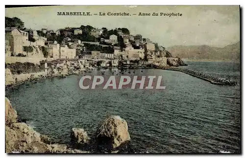 Cartes postales Marseille La Corniche Anse du Prophete