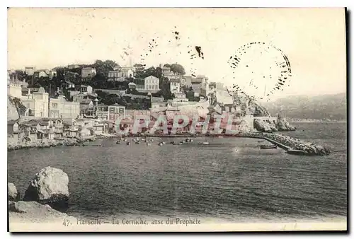 Ansichtskarte AK Marseille la Corniche Anse du Prophete