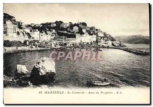 Ansichtskarte AK Marseille la Corniche Anse du Prophete