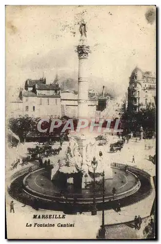 Cartes postales Marseille La Fontaine Cantini