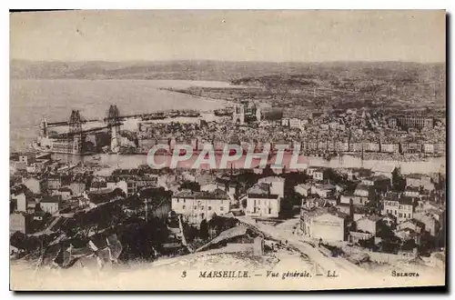 Cartes postales Marseille Vue generale