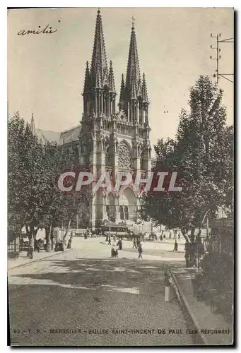 Cartes postales Marseille Eglise Saint Vincent de Paul (Les Reformes)