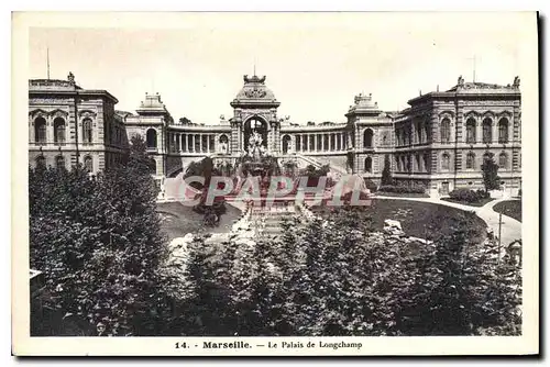 Ansichtskarte AK Marseille Le Palais de Longchamp