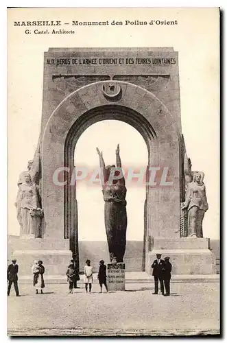 Ansichtskarte AK Marseille Monument des Poilus d'Orient