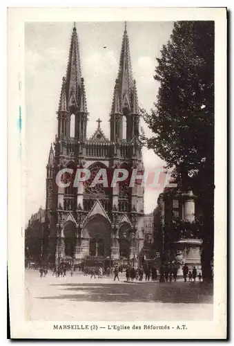 Cartes postales Marseille L'Eglise des Reformes