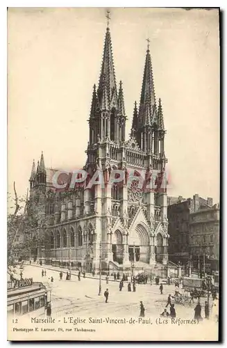 Ansichtskarte AK Marseille L'Eglise Saint Vincent de Paul (Les Reformes)