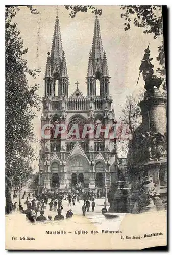 Cartes postales Marseille Eglise des Reformes