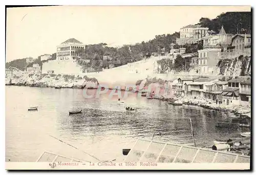 Ansichtskarte AK Marseille La Corniche et Hotel Roubion