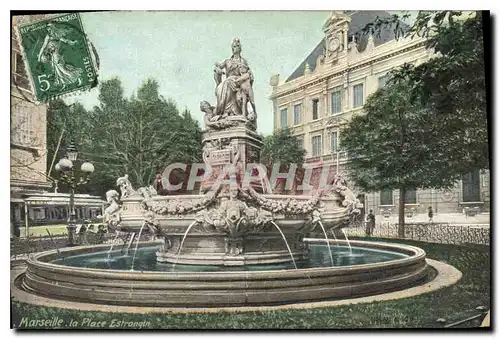 Cartes postales Marseille La Place Estrangin