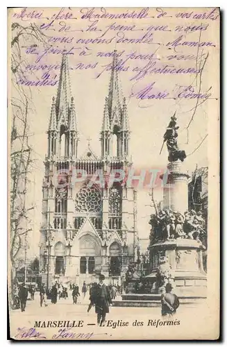 Cartes postales Marseille L'Eglise des Reformes