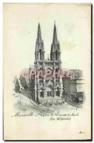 Ansichtskarte AK Marseille Eglise St Vincent de Paul (Les Reformes)