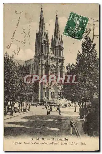 Ansichtskarte AK Marseille Eglise St Vincent de Paul (Les Reformes)