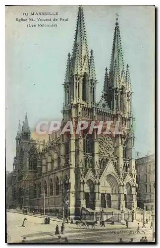 Cartes postales Marseille Eglise St Vincent de Paul (Les Reformes)