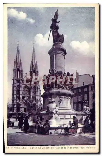 Ansichtskarte AK Marseille Eglise St Vincent de Paul (Les Reformes)