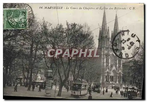 Cartes postales Marseille Cours du Chapitre et les Reformes