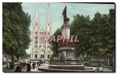 Cartes postales Marseille Monument des Mobiles et Eglise des Reformes