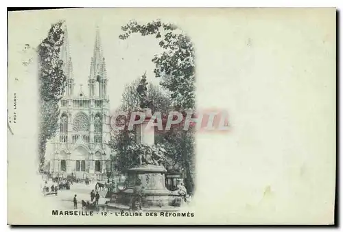 Cartes postales Marseille L'Eglise des Reformes