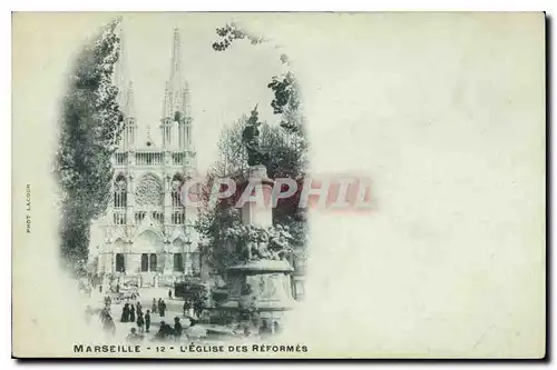 Cartes postales Marseille L'Eglise des Reformes