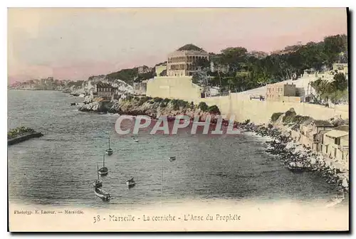 Ansichtskarte AK Marseille La Corniche L'Anse du Prophete