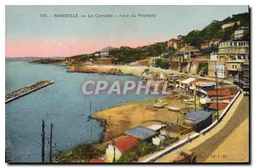 Ansichtskarte AK Marseille La Corniche Anse du Prophete