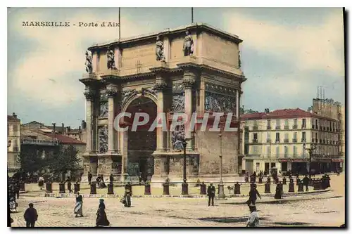 Cartes postales Marseille Porte d'Aix