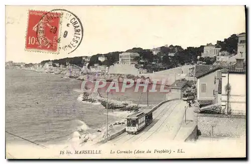 Cartes postales Marseille La Corniche (Anse du Prophete)