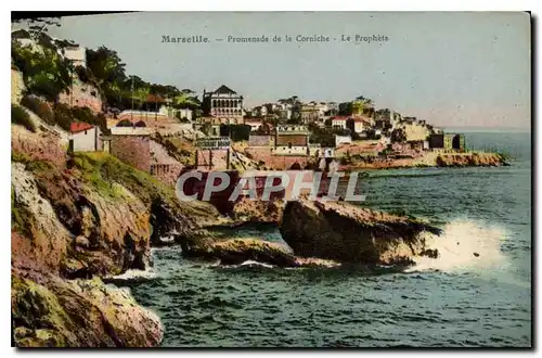 Ansichtskarte AK Marseille Promenade de la Corniche Le Prophete