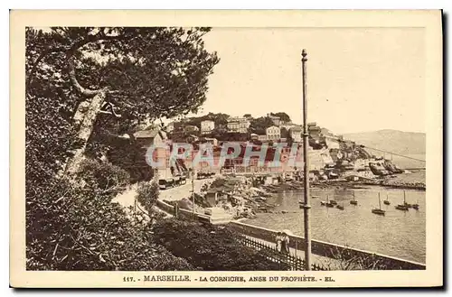 Ansichtskarte AK Marseille La Corniche Anse du Prophete