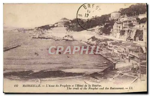 Ansichtskarte AK Marseille L'Anse du Prophete et l'Hotel de la Reserve