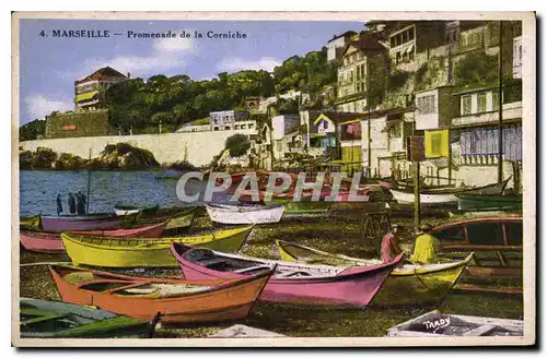 Cartes postales Marseille Promenade de la Corniche